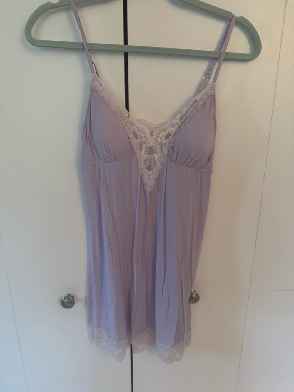 Victoria’s Secret | Lavender Lace-Trim Slip Chemise